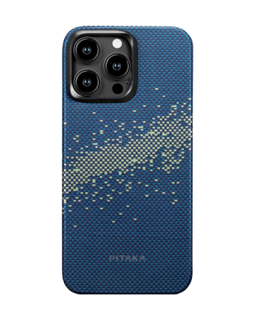 מגן הקרבון הדק והקל בעולם | PITAKA - פיטאקה - Iphone 15 Pro - StarPeak Milky