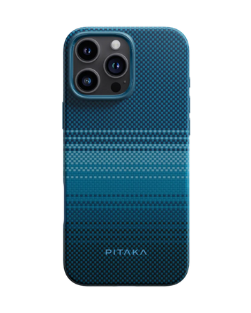 מגן קרבון יוקרתי וחזק במיוחד | PITAKA - פיטאקה - Iphone 16 Pro - Moonrise Protective