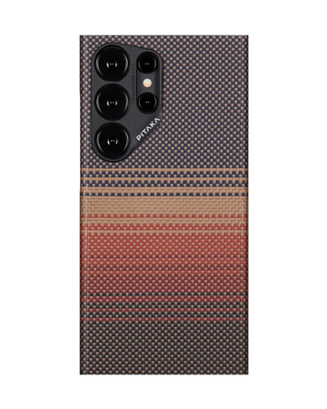 מגן הקרבון הדק והקל בעולם | PITAKA - פיטאקה - Samsung S24 Ultra | Sunset