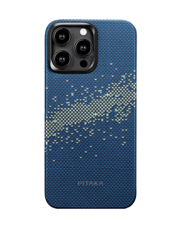 מגן הקרבון הדק והקל בעולם | PITAKA - פיטאקה - Iphone 15 Pro Max - StarPeak Milky