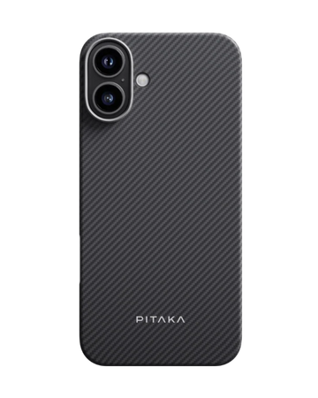 מגן הקרבון הדק והקל בעולם | PITAKA - פיטאקה - Iphone 16 Plus - Ultra Black