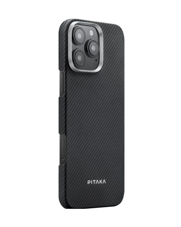 מגן הקרבון הדק והקל בעולם | PITAKA - פיטאקה - Iphone 16 Pro Max - Ultra Black