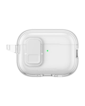 AMAZINGTHING Minimal Click Case AirPods Pro 3 Clear - מגן מינימליסטי לאיירפודס פרו 3 שקוף