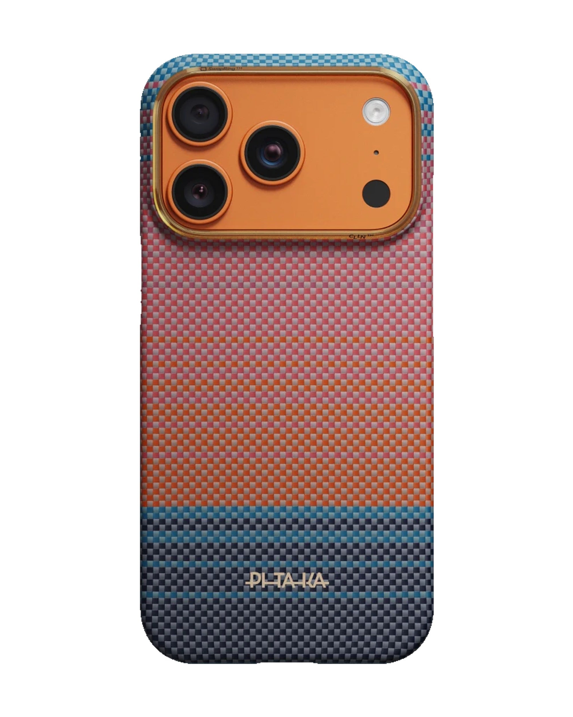 PITAKA California Dream 04 Edge Case for iPhone 17 Pro - מגן סיב ארמיד פרימיום לאייפון 17 פרו