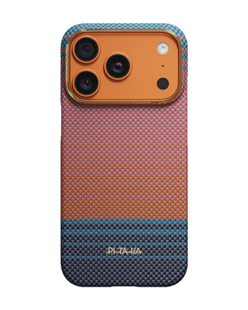 PITAKA California Dream 04 Edge Case for iPhone 17 Pro - מגן סיב ארמיד פרימיום לאייפון 17 פרו