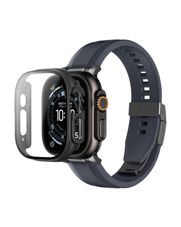 AMAZINGTHING Radix Glass With Case Watch 49mm Black - זכוכית מגן עם כיסוי לשעון 49 מ״מ שחור