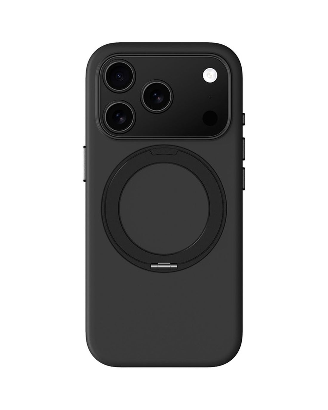 AMAZINGTHING Cloudie MagSpin Case iPhone 17 Pro Black - מגן רך Cloudie עם רינג מסתובב לאייפון 17 פרו שחור