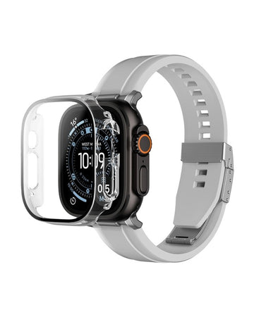 AMAZINGTHING Radix Glass With Case Watch 49mm Transparent - זכוכית מגן עם כיסוי לשעון 49 מ״מ שקוף