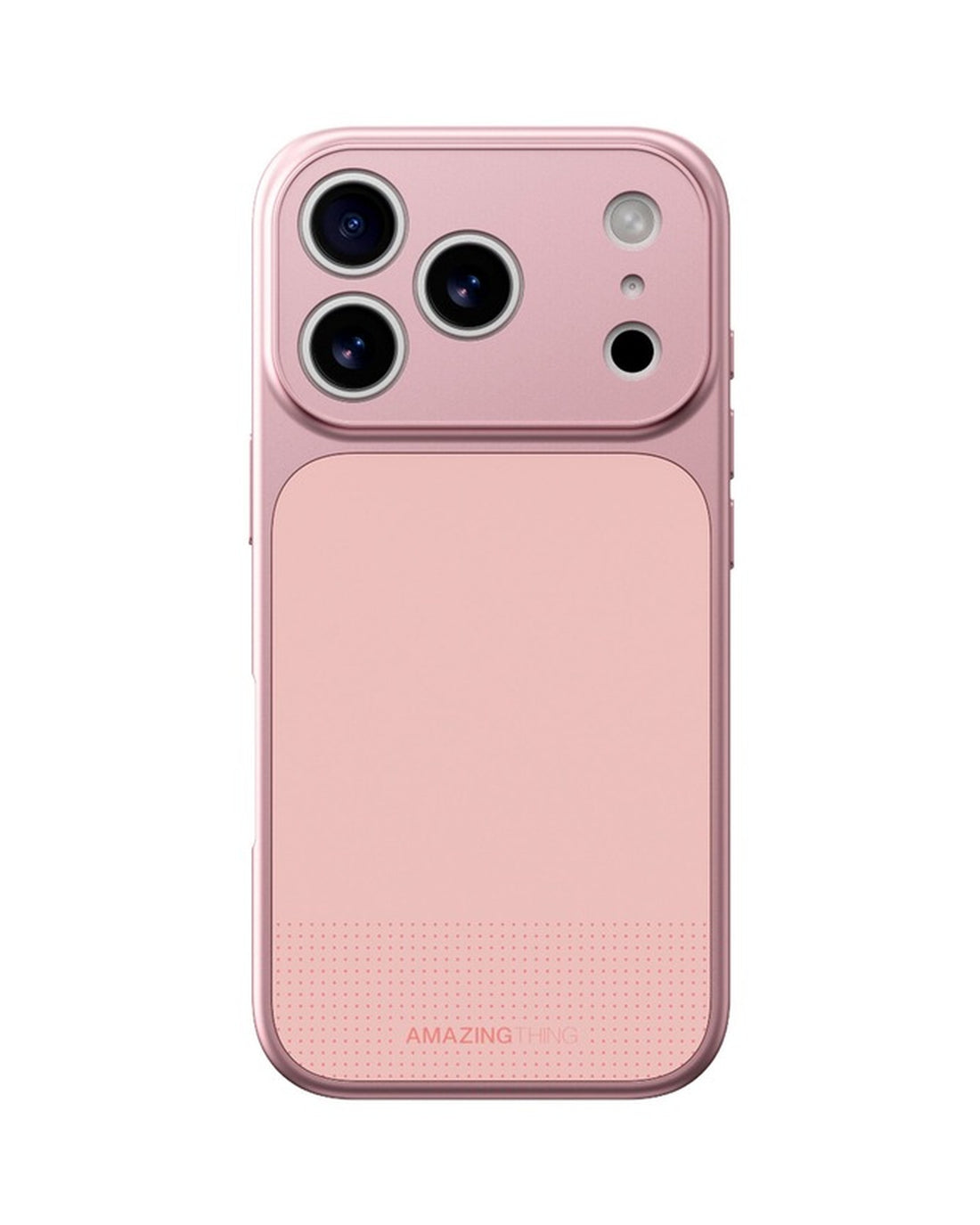 AMAZINGTHING Minimal FullCover Case iPhone 17 Pro Max Pink - מגן מלא מינימליסטי לאייפון 17 פרו מקס ורוד