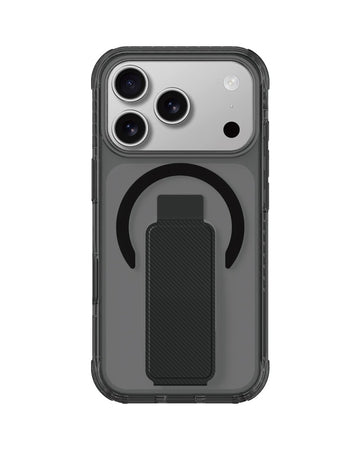AMAZINGTHING Titan Pro+ Holder Case iPhone 17 Pro Max Black - מגן פרימיום עם מעמד מתקפל לאייפון 17 פרו מקס שחור
