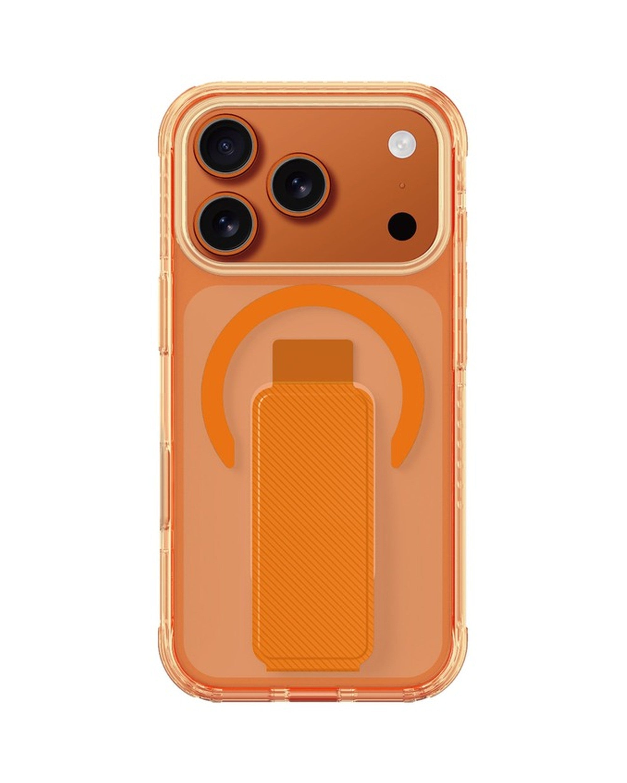 AMAZINGTHING Titan Pro+ Holder Case iPhone 17 Pro Orange - מגן פרימיום עם מעמד מתקפל לאייפון 17 פרו כתום