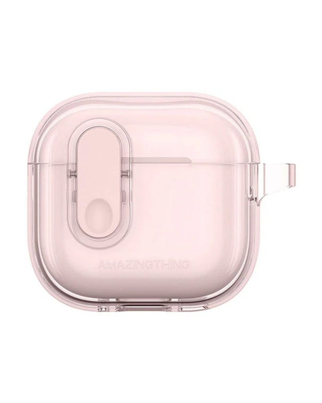 AMAZINGTHING Minimal Click Case AirPods 4 New Pink - מגן מינימליסטי לאיירפודס 4 ורוד