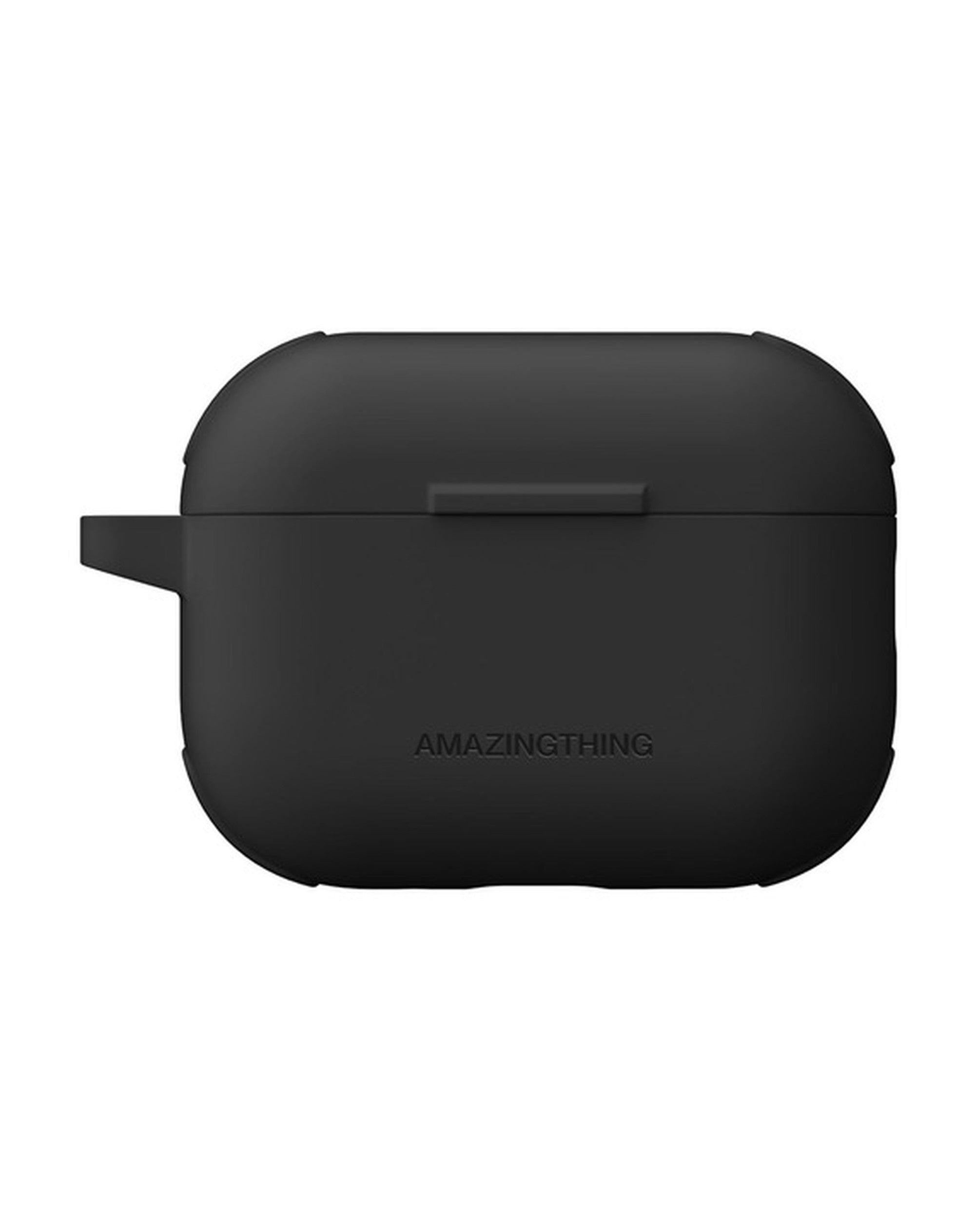 AMAZINGTHING Omni GripClip Case AirPods 4 Black - מגן עם קליפס אחיזה לאיירפודס 4 שחור