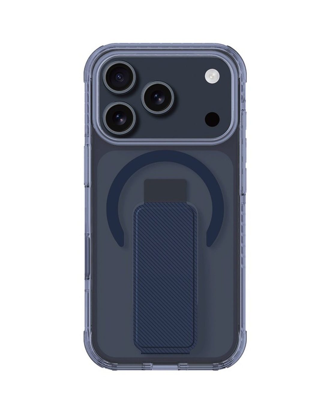 AMAZINGTHING Titan Pro+ Holder Case iPhone 17 Pro Max Blue - מגן פרימיום עם מעמד מתקפל לאייפון 17 פרו מקס כחול
