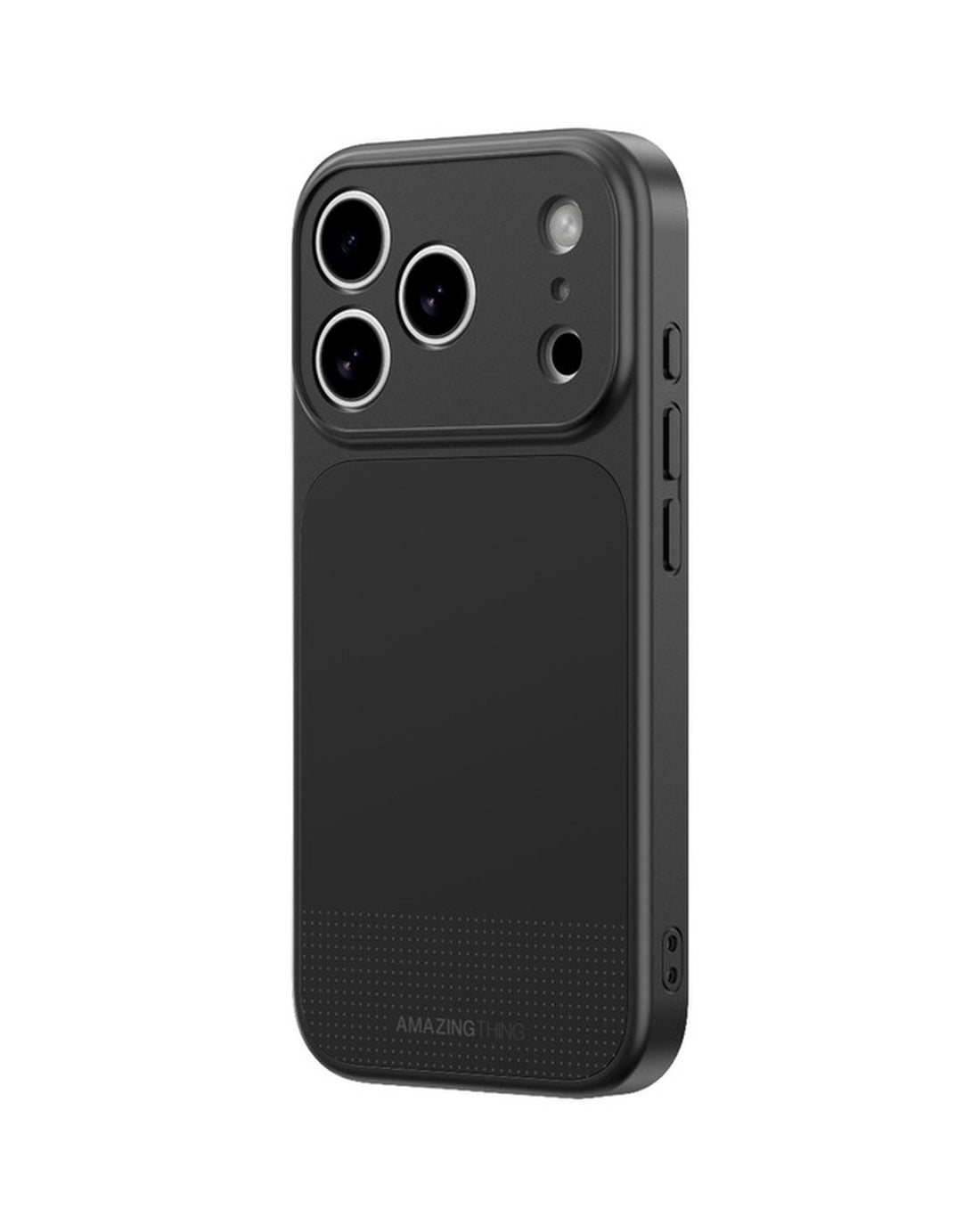 AMAZINGTHING Minimal FullCover Case iPhone 17 Pro Black - מגן מלא מינימליסטי לאייפון 17 פרו שחור