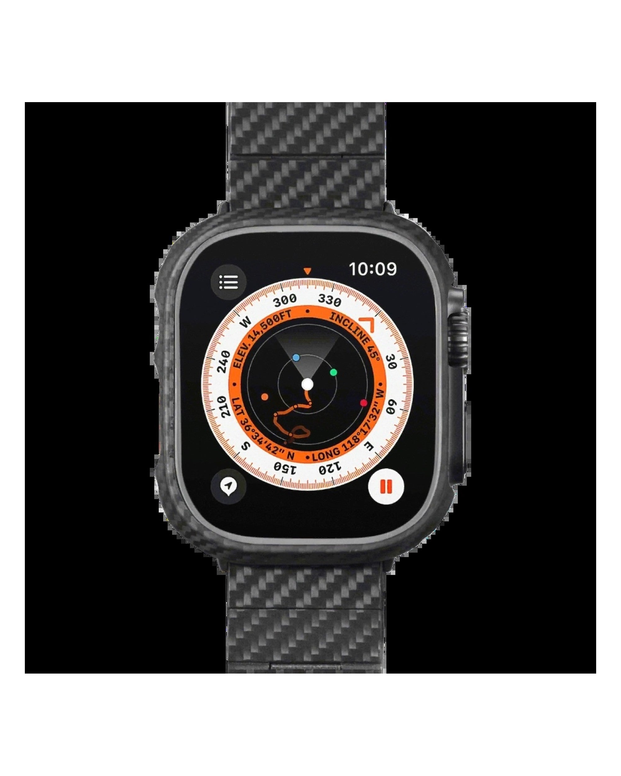 PITAKA Air Case for Apple Watch Ultra 49mm - מגן סיב ארמיד דק במיוחד לאפל ווטש אולטרה 49 מ״מ