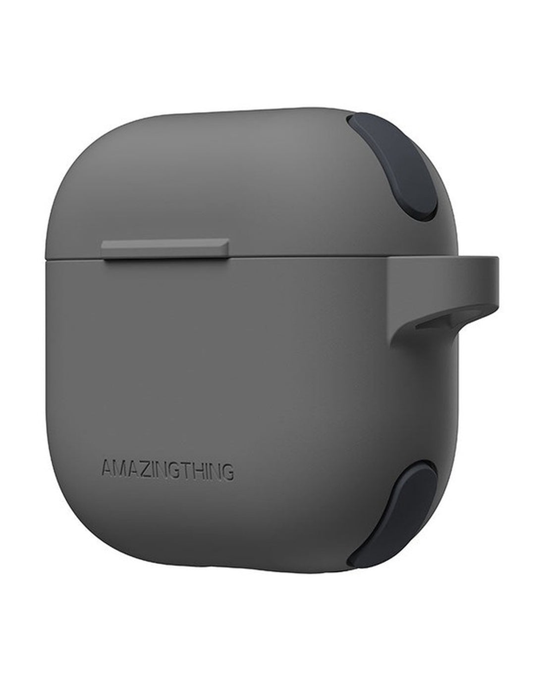 AMAZINGTHING Omni GripClip Case AirPods 4 Black - מגן עם קליפס אחיזה לאיירפודס 4 שחור