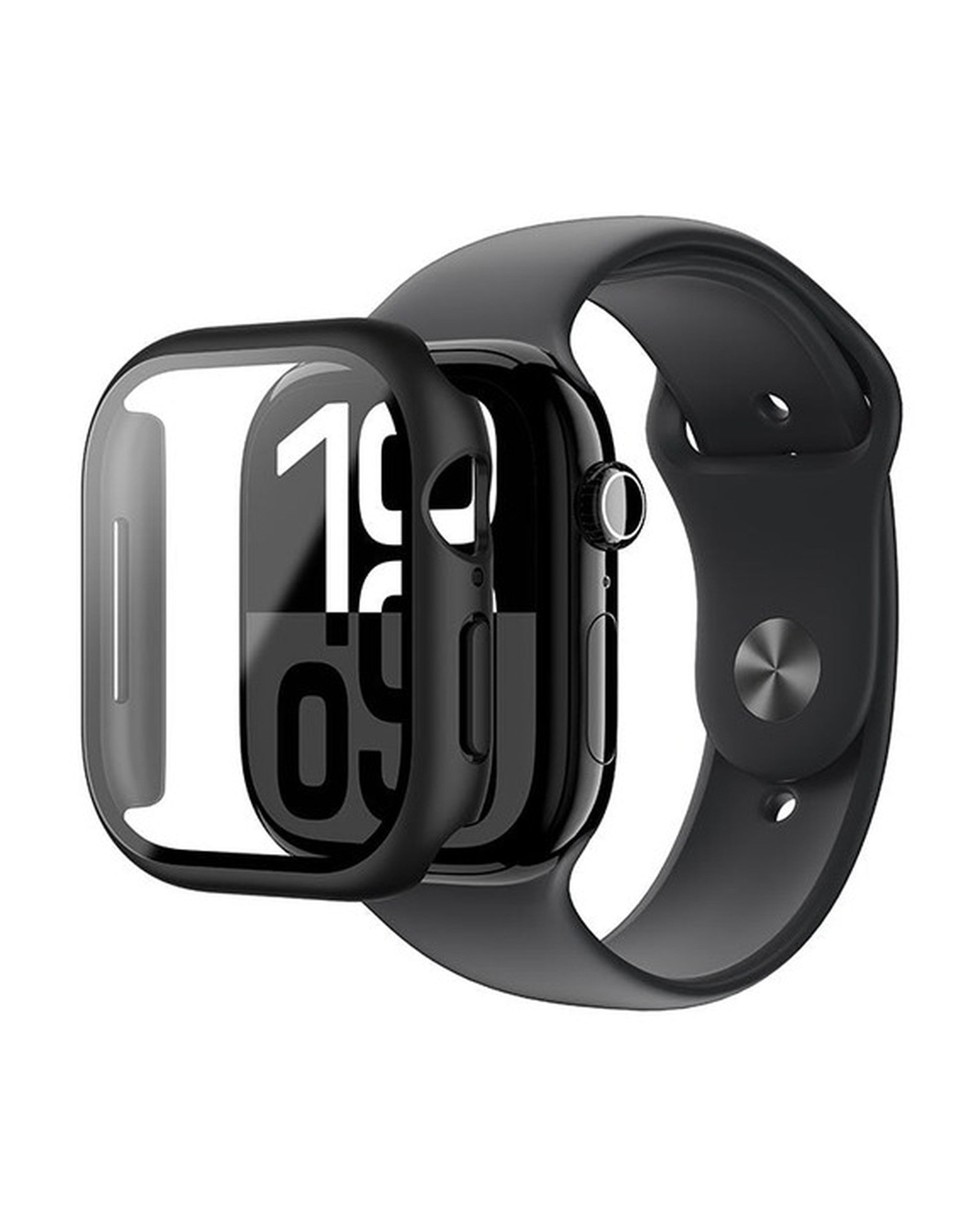 AMAZINGTHING Radix Glass With Case Watch 42mm Black - זכוכית מגן עם כיסוי לשעון 42 מ״מ שחור