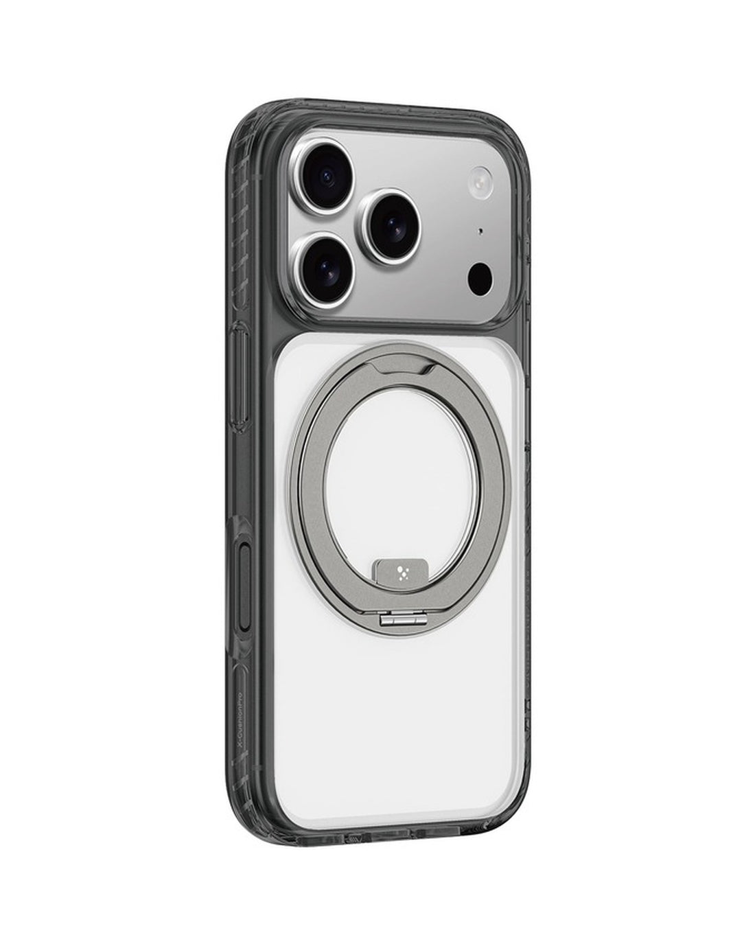 AMAZINGTHING Titan Pro MagSpin Case iPhone 17 Pro Gray - מגן פרימיום עם רינג מסתובב לאייפון 17 פרו אפור