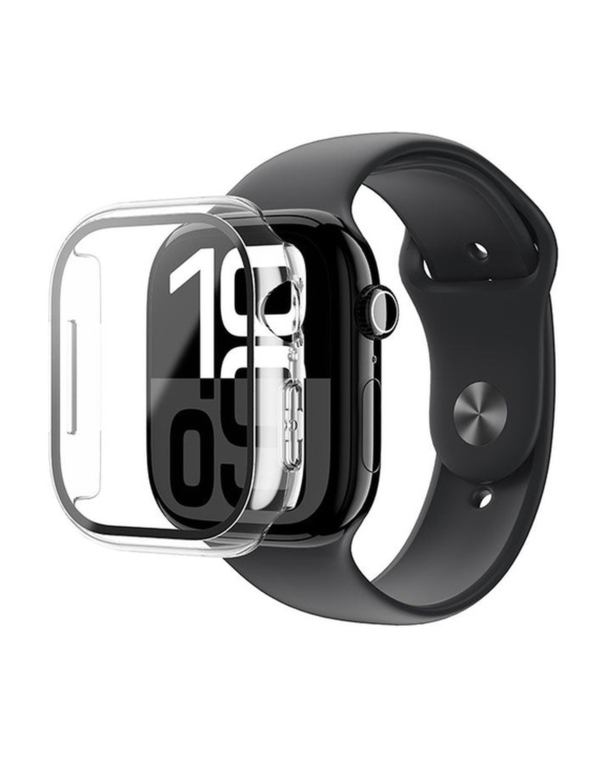 AMAZINGTHING Radix Glass With Case Watch 46mm Transparent - זכוכית מגן עם כיסוי לשעון 46 מ״מ שקוף