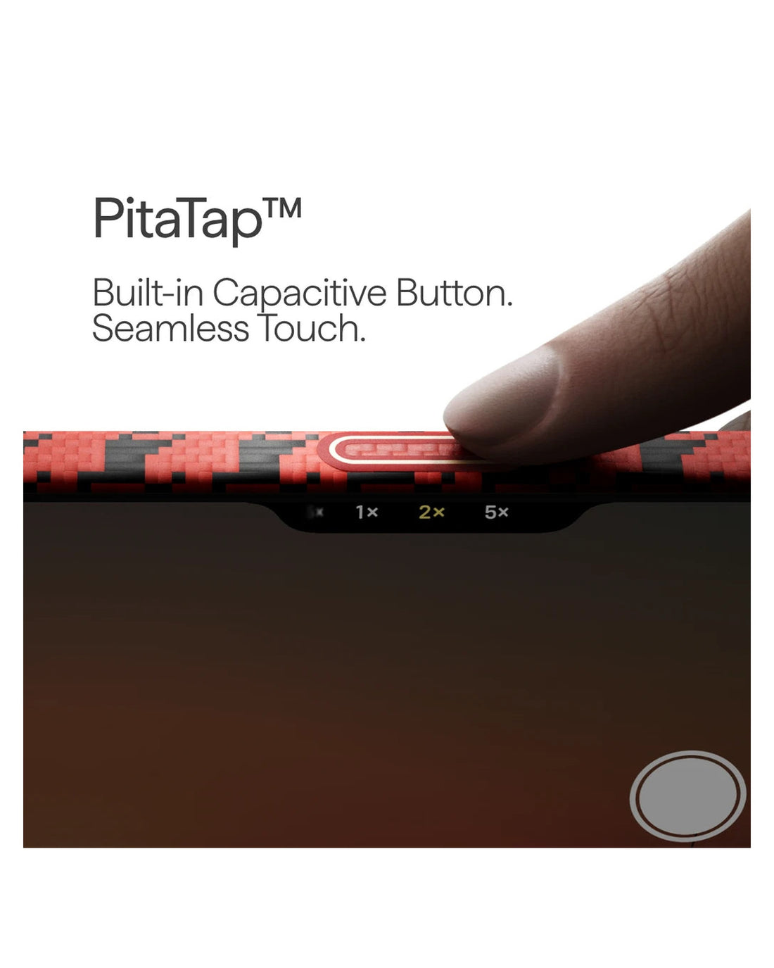 PITAKA Happiness Rides Edge Case iPhone 17 Pro Cinnabar Steed - מגן סיב ארמיד פרימיום לאייפון 17 פרו