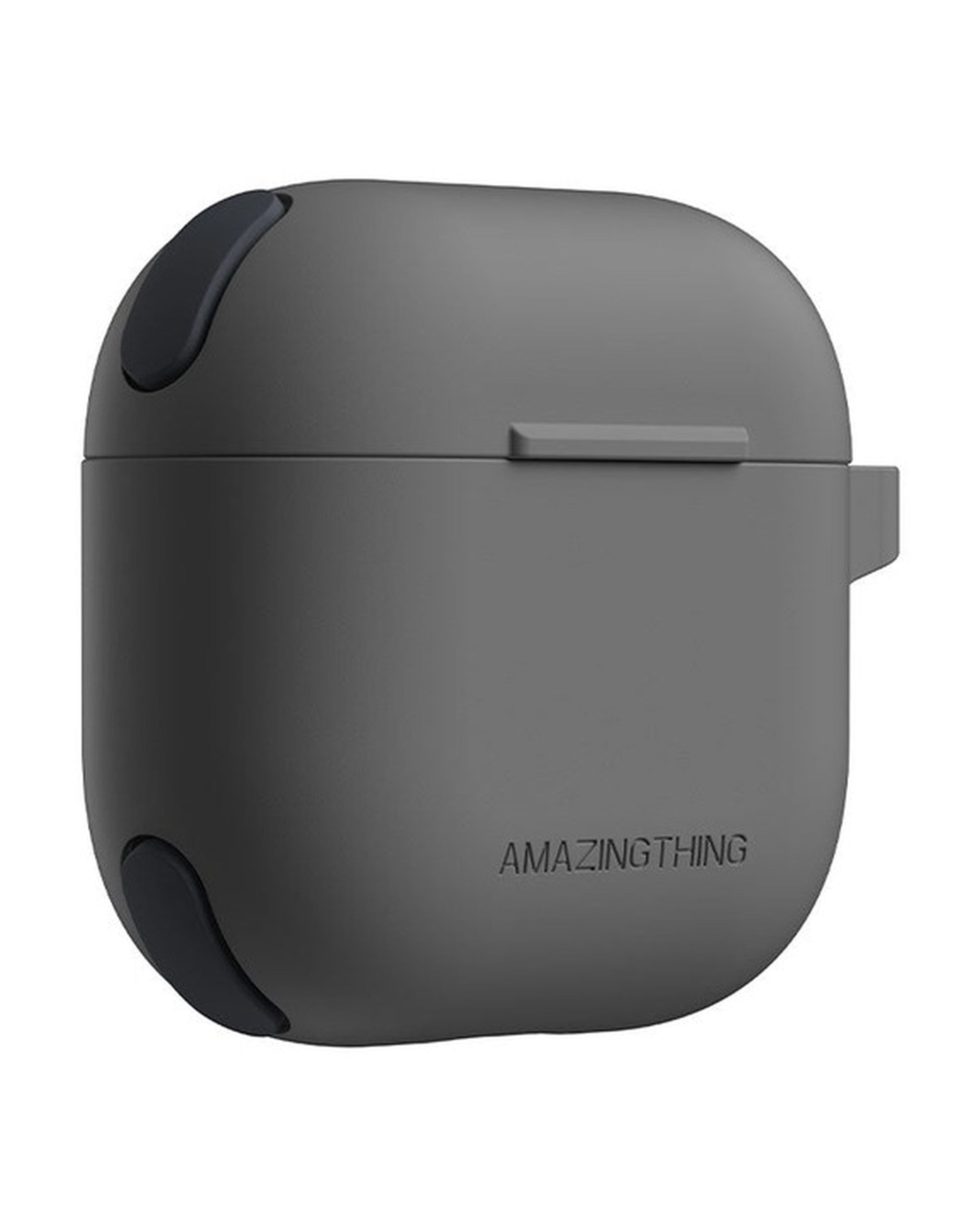 AMAZINGTHING Omni GripClip Case AirPods 4 Black - מגן עם קליפס אחיזה לאיירפודס 4 שחור