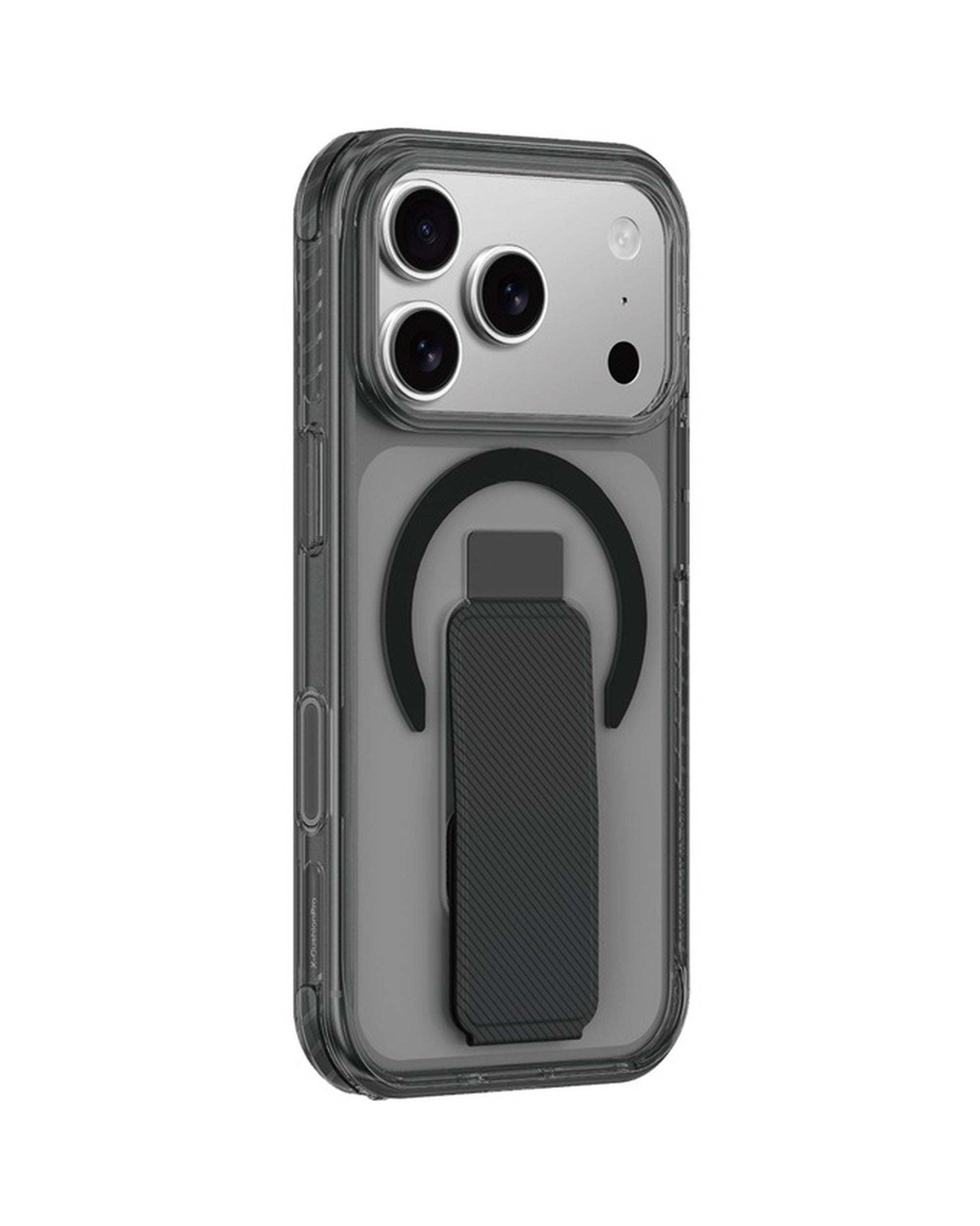 AMAZINGTHING Titan Pro+ Holder Case iPhone 17 Pro Max Black - מגן פרימיום עם מעמד מתקפל לאייפון 17 פרו מקס שחור