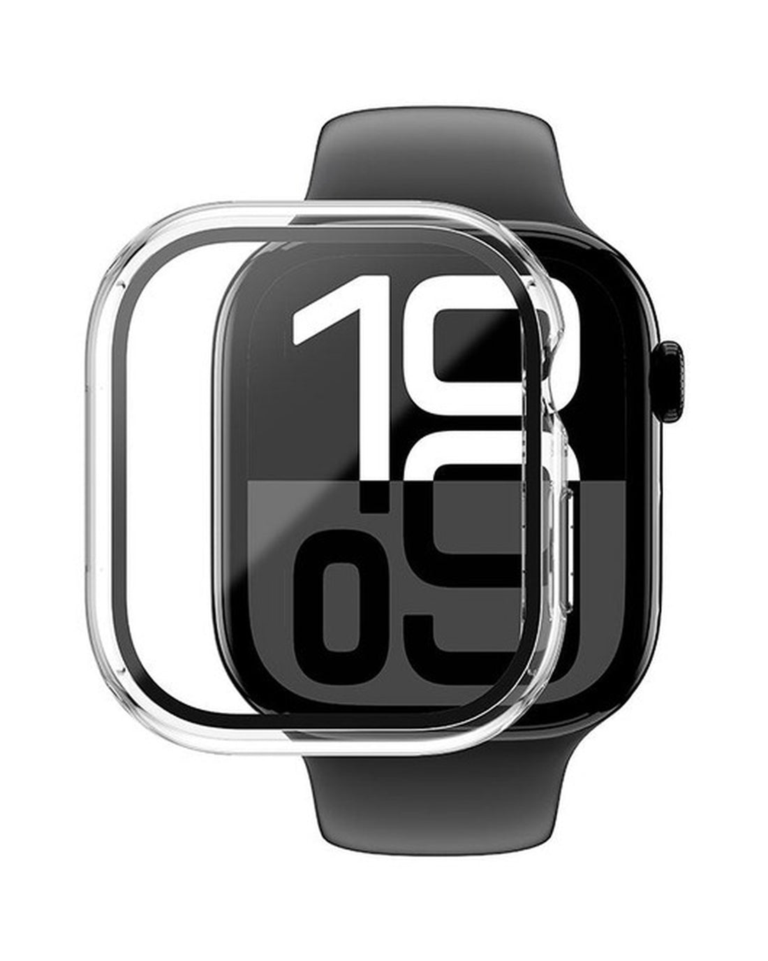 AMAZINGTHING Radix Glass With Case Watch 46mm Transparent - זכוכית מגן עם כיסוי לשעון 46 מ״מ שקוף