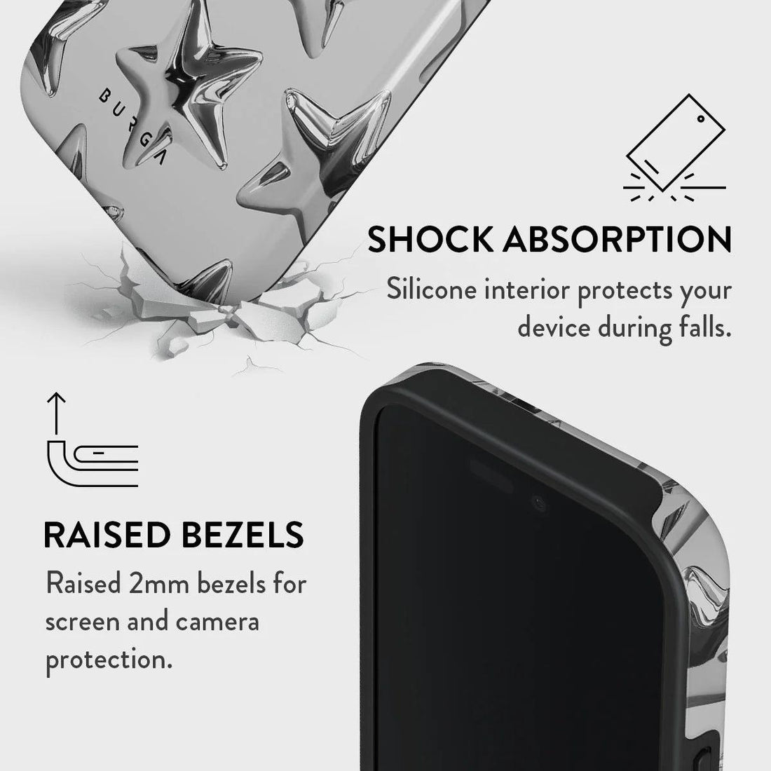 BURGA TOUGH | Hotshot - כיסוי אופנתי לאייפון 16 פרו