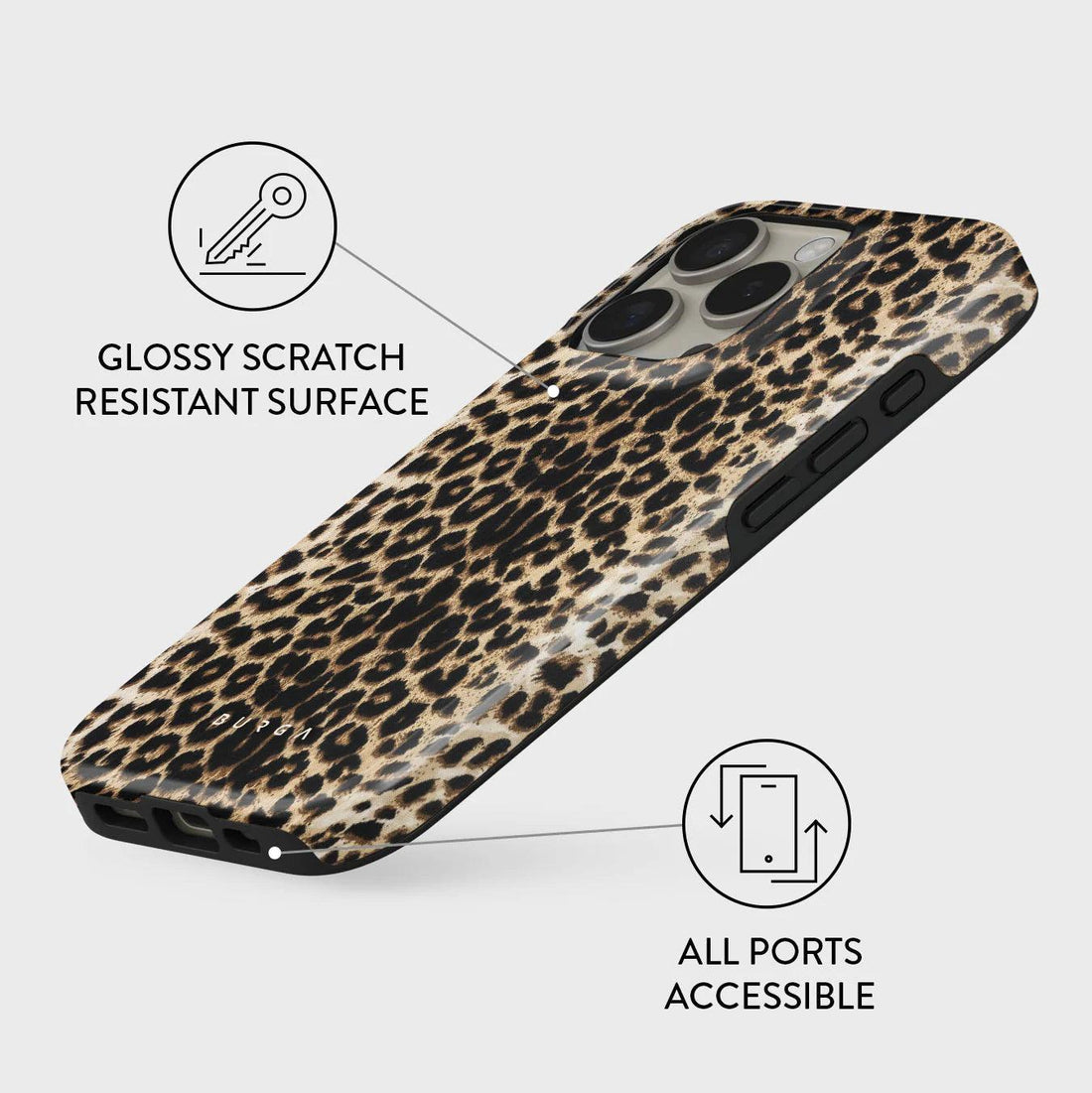 BURGA TOUGH | Player - כיסוי אופנתי לאייפון 16 פרו