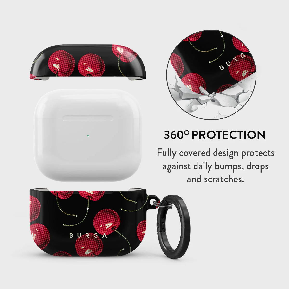BURGA AIRPODS 3 | CHERRYBOMB - כיסוי אופנתי לאוזניות