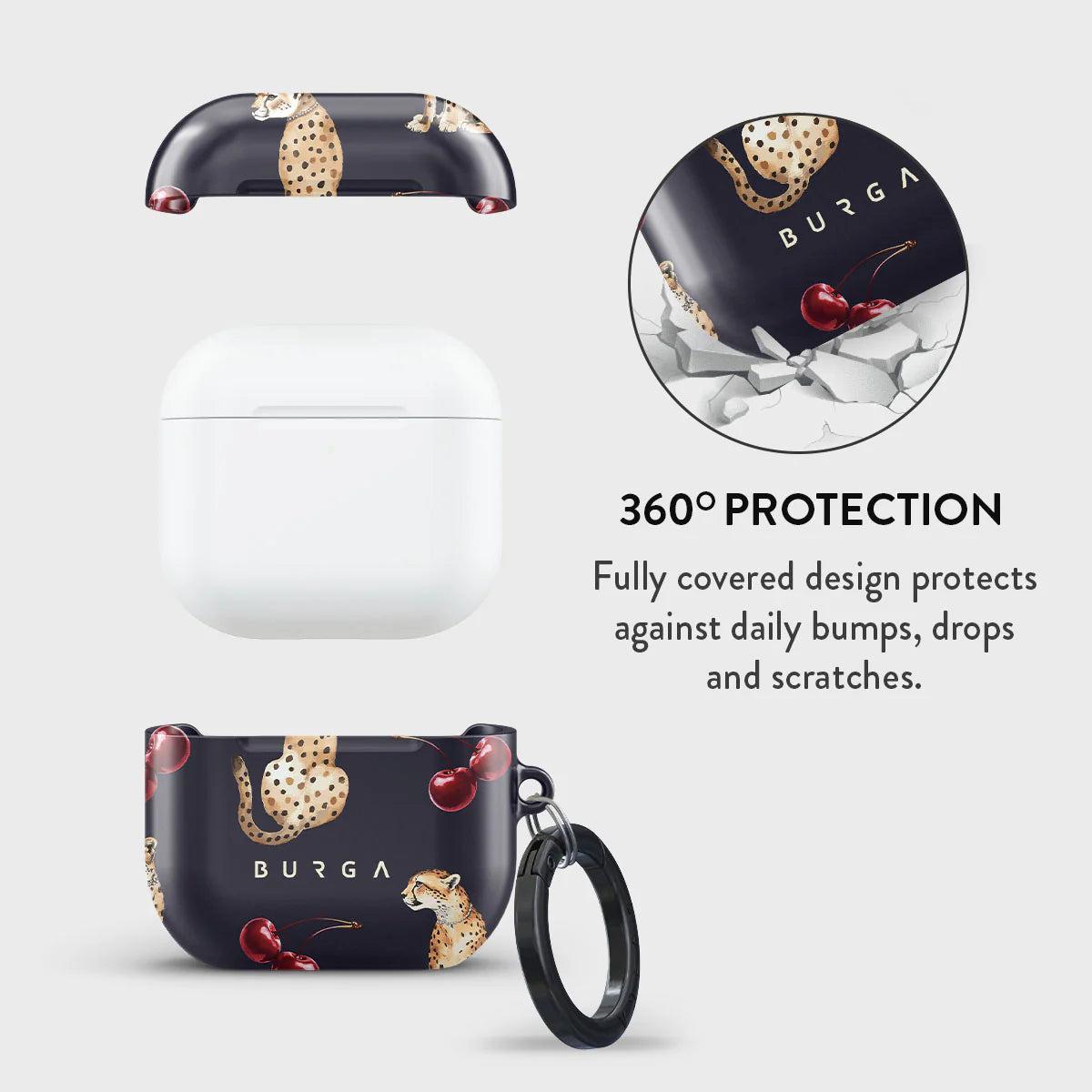 BURGA AIRPODS 4 | COUGAR - כיסוי אופנתי לאוזניות