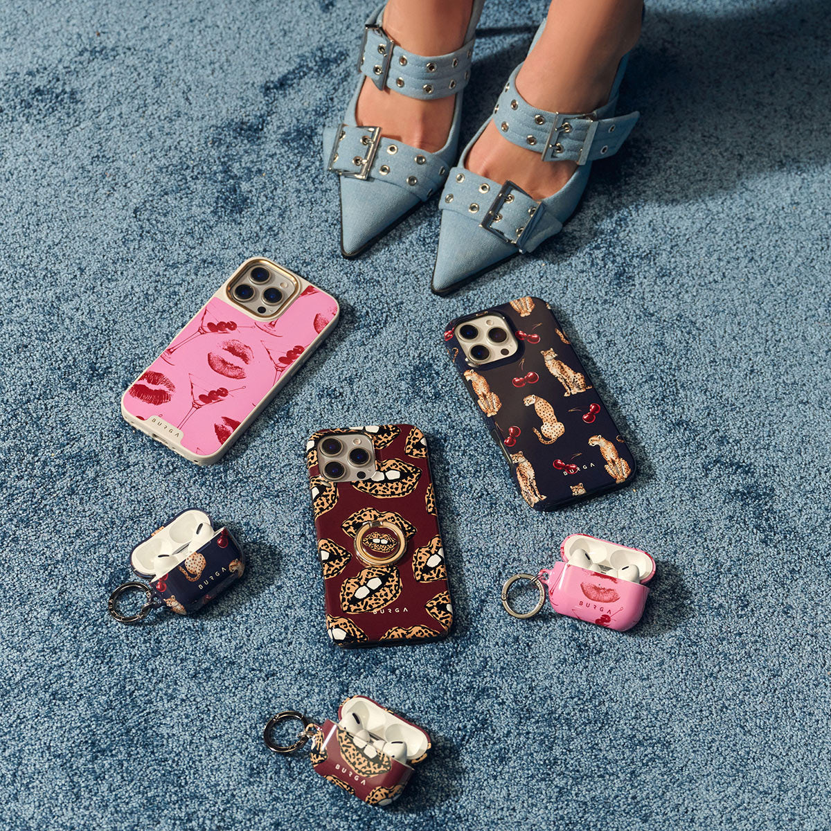 BURGA AIRPODS 4 | COUGAR - כיסוי אופנתי לאוזניות