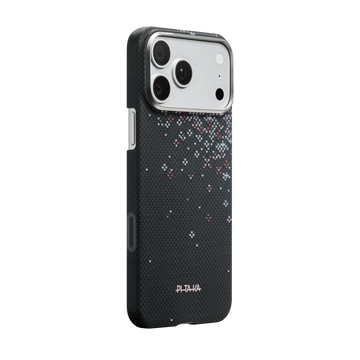 PITAKA Sakura Hours Edge Case iPhone 17 Pro Max Midnight Black - מגן סיב ארמיד פרימיום לאייפון 17 פרו מקס · הזמנה מוקדמה · צפי אספקה 4.9