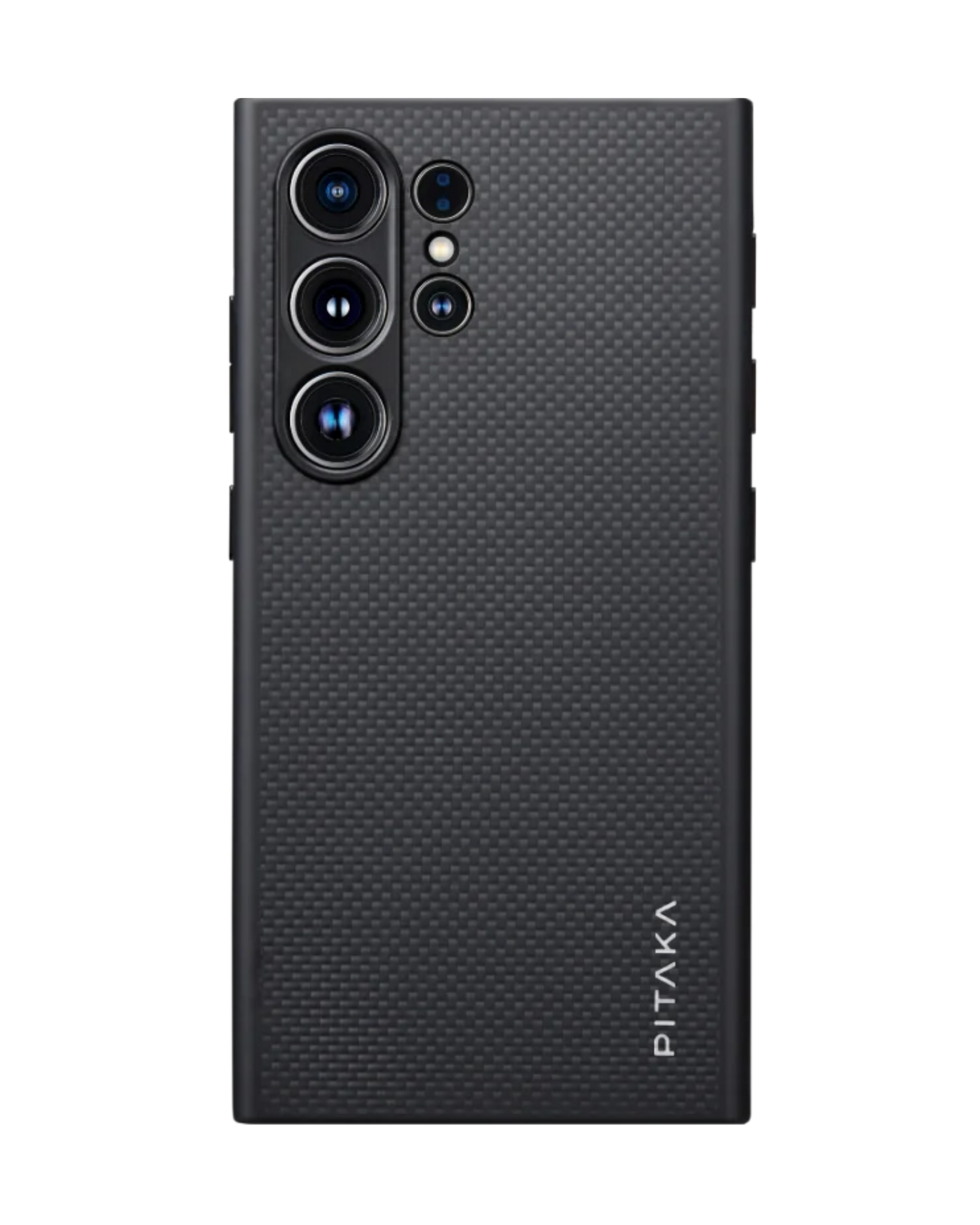 Samsung S24 Ultra - Classic Black PINBUTTON | מגן הקרבון הדק והקל בעולם | PITAKA - פיטאקה