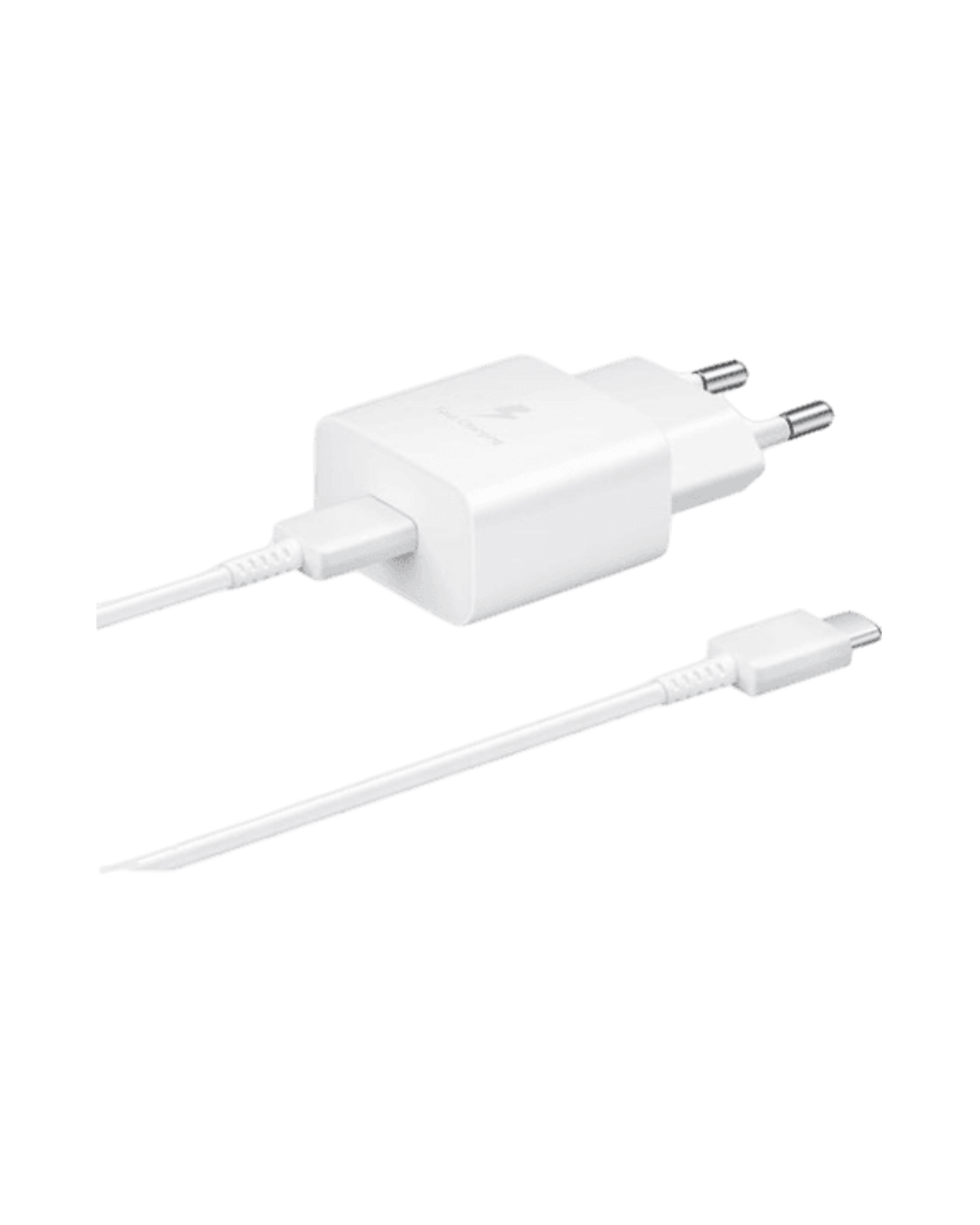 מטען מהיר סמסונג מקורי 15w fast charging - צבע לבן