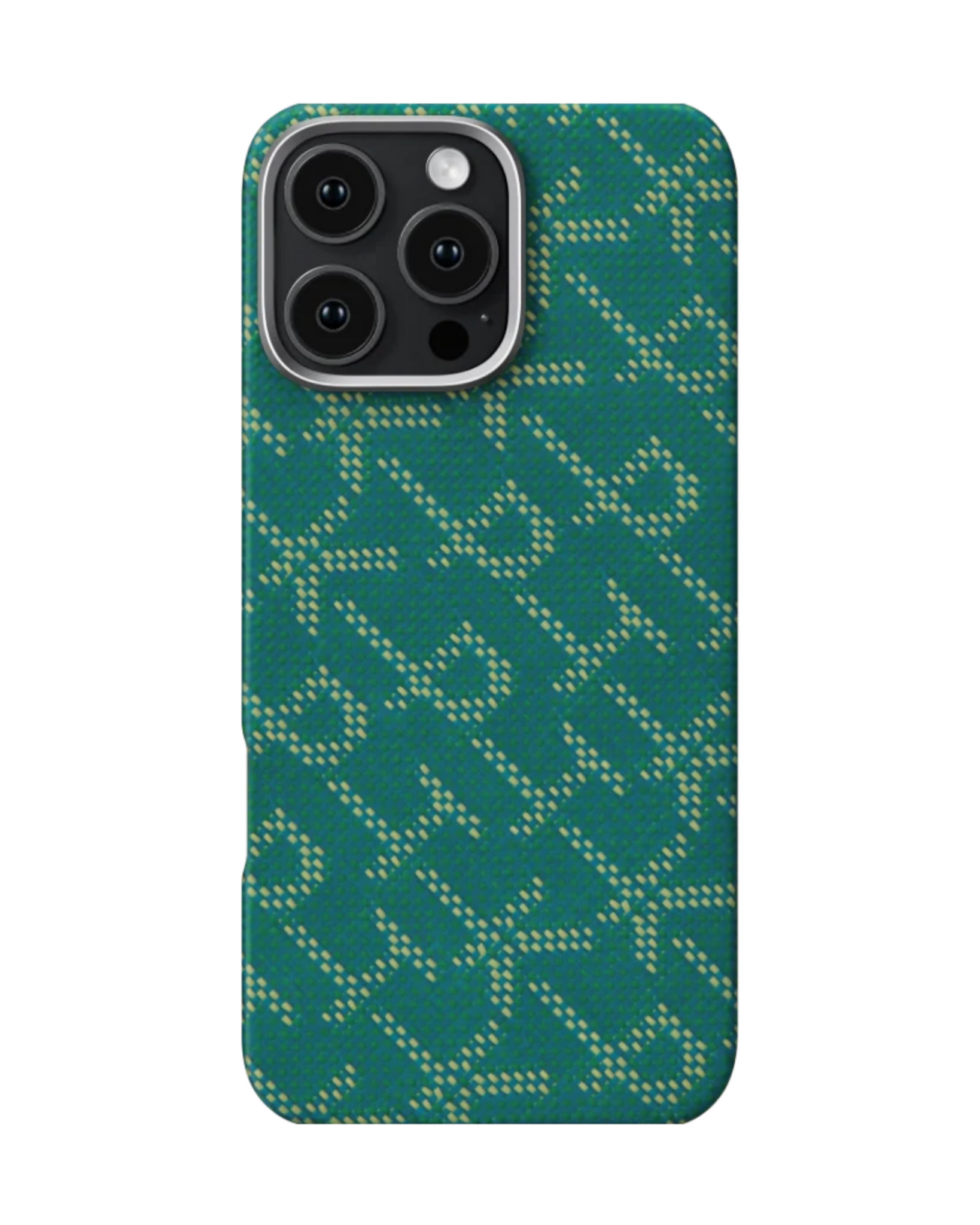 מגן הקרבון הדק והקל בעולם | PITAKA - פיטאקה - Iphone 16 Pro Max - Green/Gold