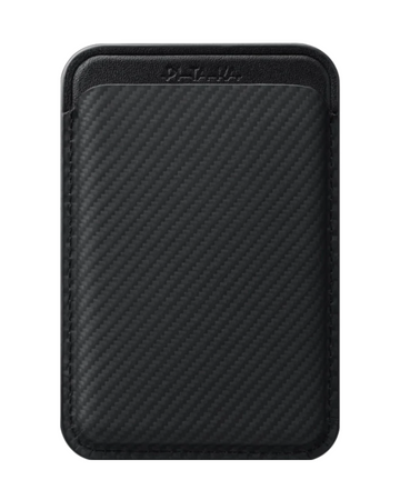 ארנק מגנטי | PITAKA פיטאקה | Magnetic Woven Wallet | Black\Grey