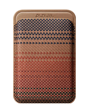 ארנק מגנטי | PITAKA פיטאקה | Magnetic Woven Wallet | Sunset