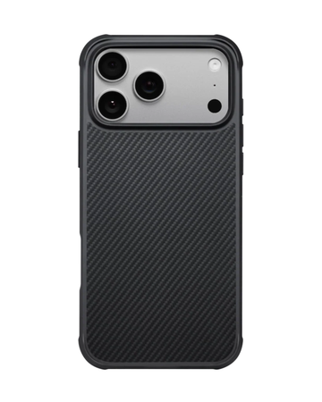 iPhone 17 Pro | ההגנה האולטימטיבית בסטייל Aramid | ProGuard | Black\Grey