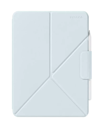 כיסוי לאייפד פיטאקה מתאים ל־12.9” iPad Pro 2022 / 13” iPad Air 2024 / 13” iPad Air 2025 – Light Blue