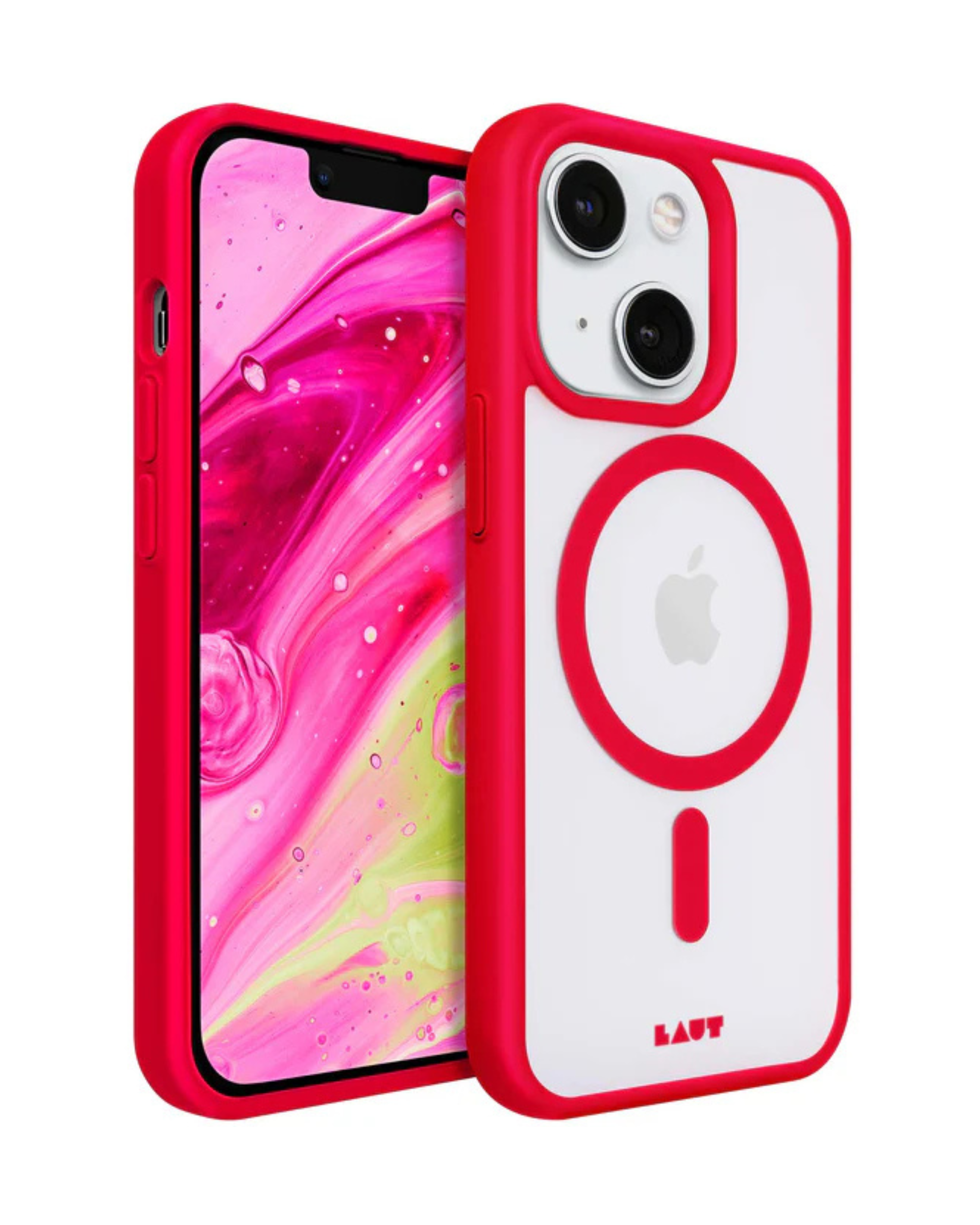 כיסוי מבית LAUT | אייפון 14 פרו מקס | RED  | HUEX PROTECT