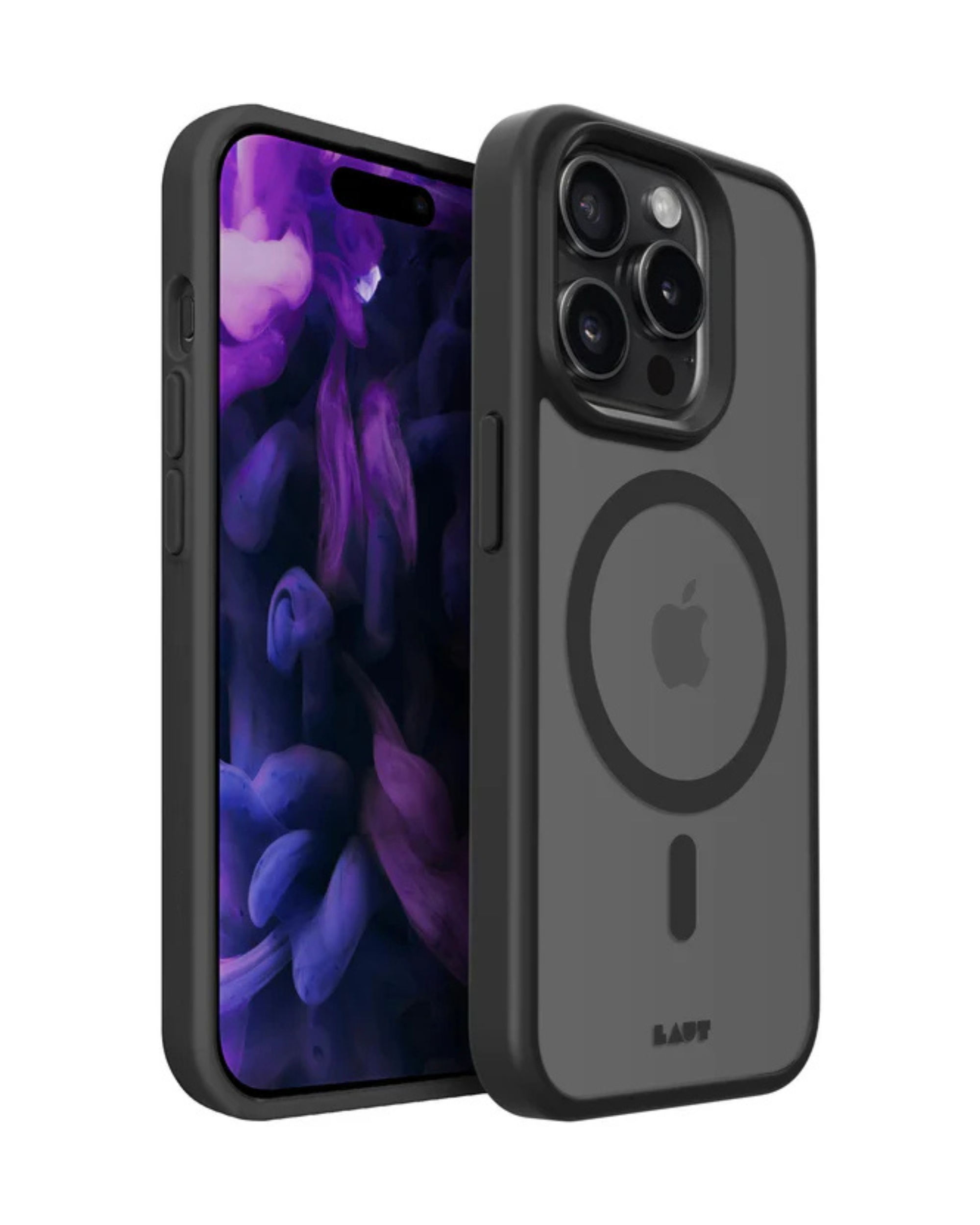 כיסוי מבית LAUT | אייפון 15 פרו | GREY | HUEX PROTECT