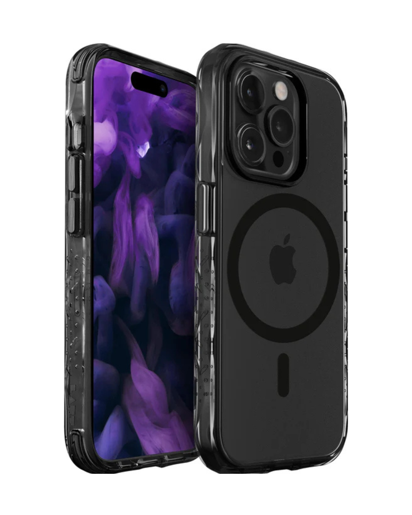 כיסוי מבית LAUT | אייפון 15 פרו מקס | ULTRA BLACK | CRYSTAL MATTER X