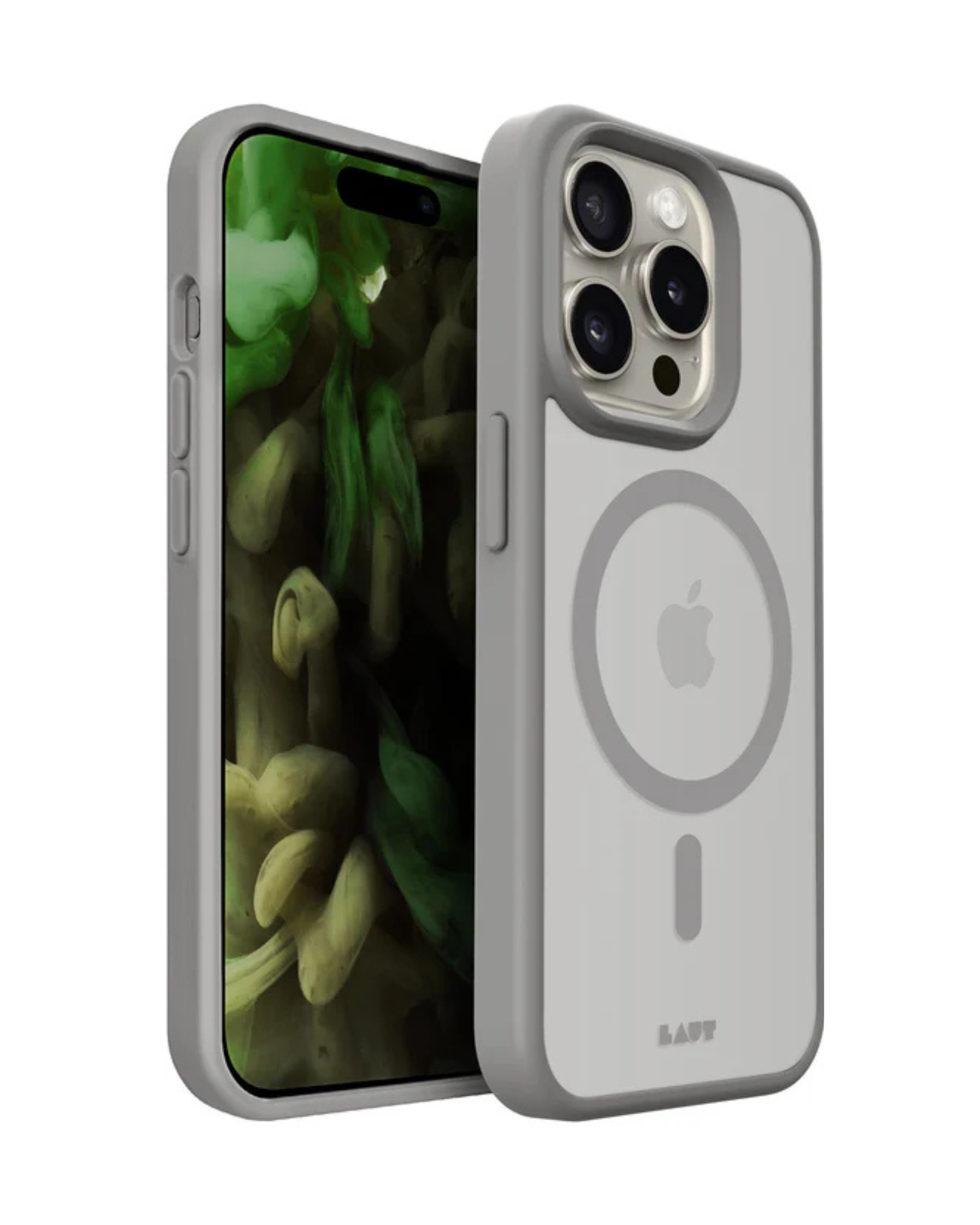 כיסוי מבית LAUT | אייפון 15 פרו מקס | GREY | HUEX PROTECT