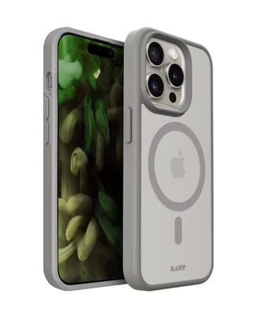 כיסוי מבית LAUT | אייפון 15 פרו מקס | GREY | HUEX PROTECT