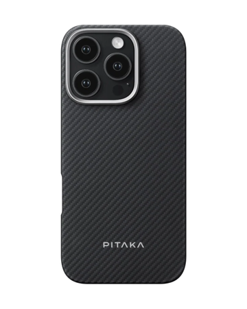 Iphone 16 Pro - Ultra Black | מגן הקרבון הדק והקל בעולם | PITAKA - פיטאקה