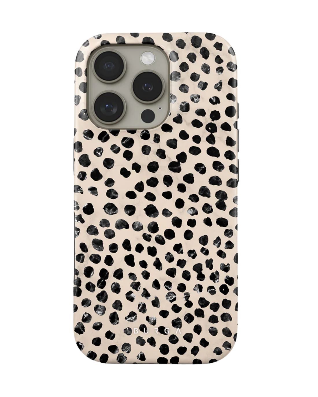 BURGA TOUGH | Almond Latte - כיסוי אופנתי לאייפון 16 פרו מקס