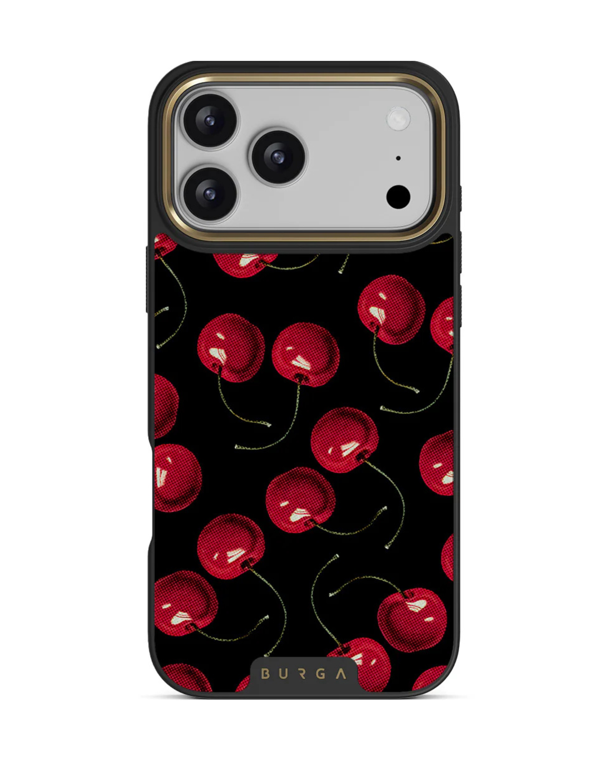 BURGA ELITE DARK | CHERRYBOMB - כיסוי אופנתי לאייפון 17 פרו מקס