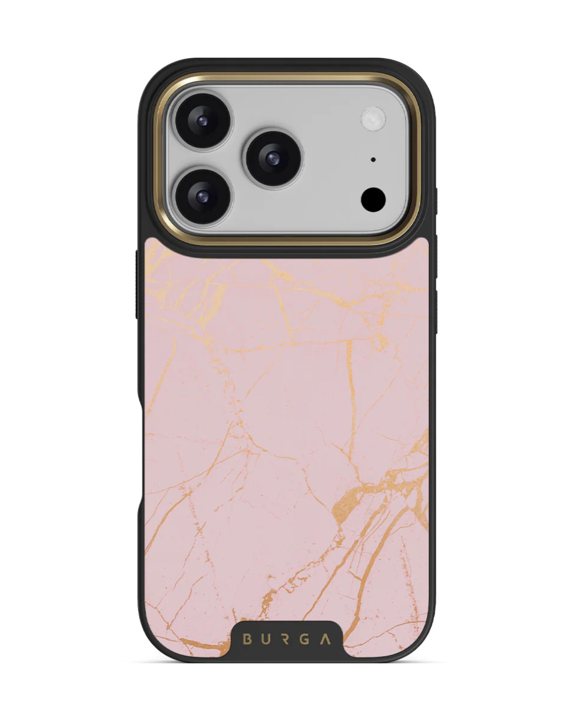 BURGA ELITE DARK | PEACHY GOLD - כיסוי אופנתי לאייפון 17 פרו